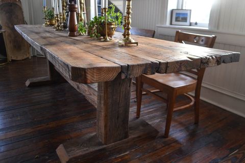How to Craft a Beautiful Handmade Dining Table Using Salvaged Materials